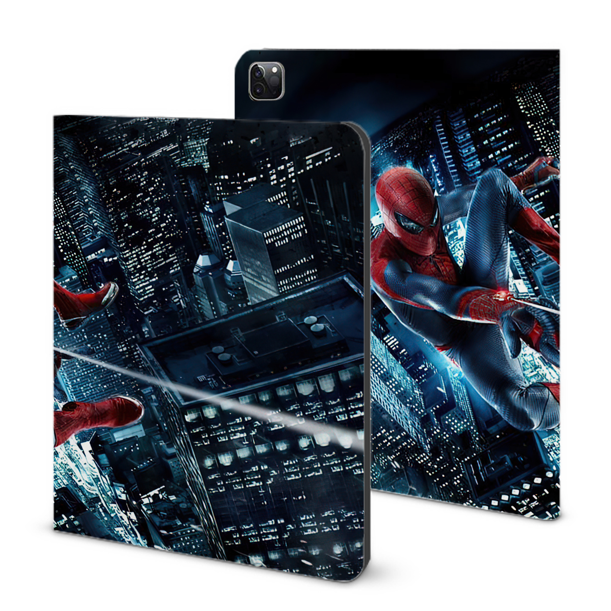 （画像用） アベンジャーズ The Avengers IPad ケース ブック型 PUレザー TPU 耐衝撃 軽量 薄型 ペン収納なし 全面保護 IPad 各モデル対応
